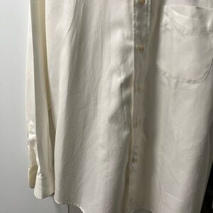DIMIANI Long sleeve off white shirt, size 16